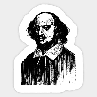 shakespear face Sticker